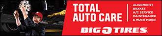 Big O Tires Wide Sponsorship Banner